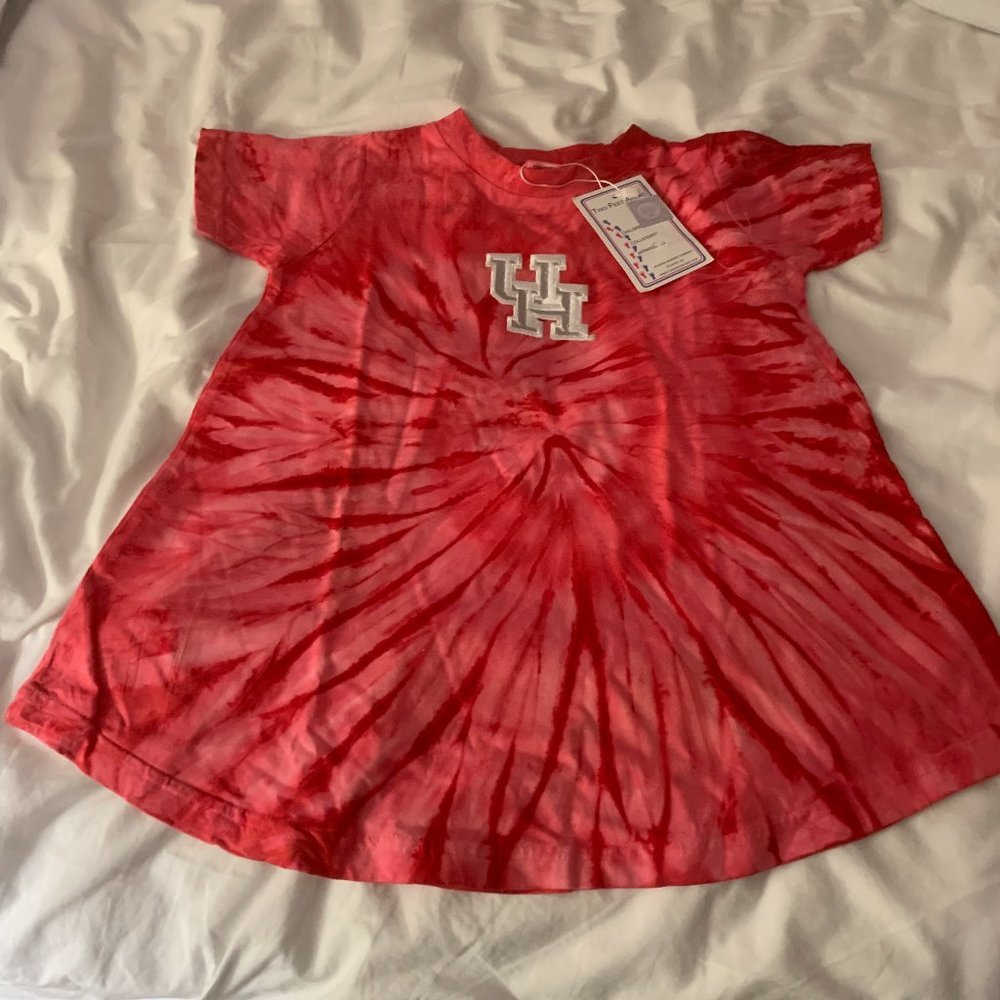 RED TWO FEET AHEAD COLLEGIATE DRESS  NWT  4T